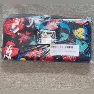 Loungefly Little Mermaid Classic Pebble Wallet NWT